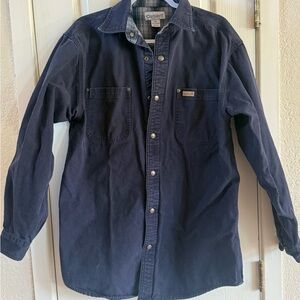 Carhartt Blue Casual Button Down Shirt